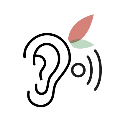 Illustration oreille, écoute pour les cours d'éveil musical à Nantes